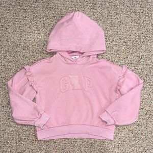 GAP Wicked Kids Light Pink Ruffle Hoodie